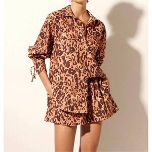 KIVARI Madison Shorts in leopard print